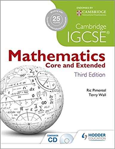 Cambridge IGCSE Mathematics Core and Extended 3rd Edition